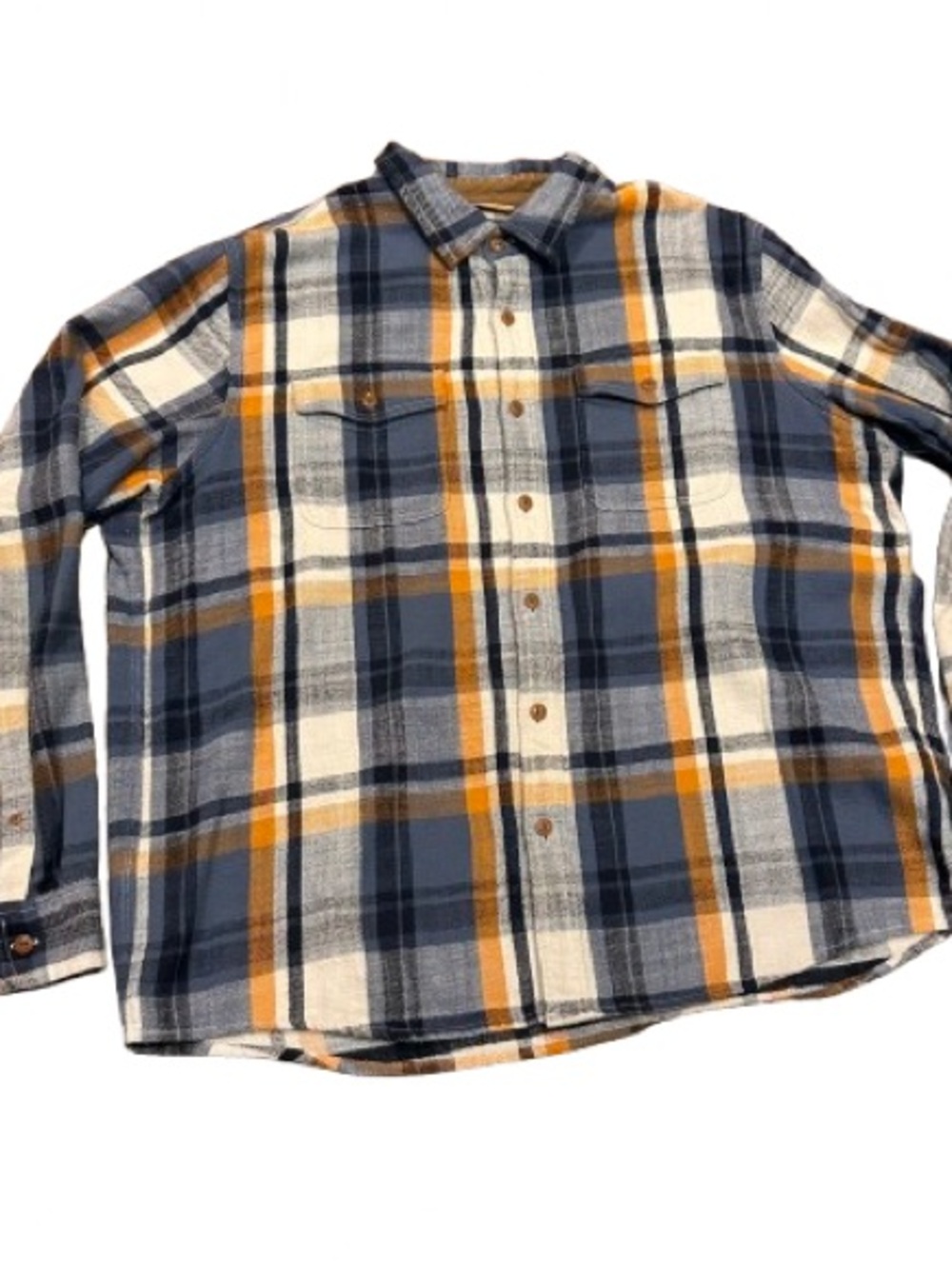 LL Bean Signature Slim Fit Flannel Plaid Shirt Long Sleeve Gorpcore Hiking Sz XL